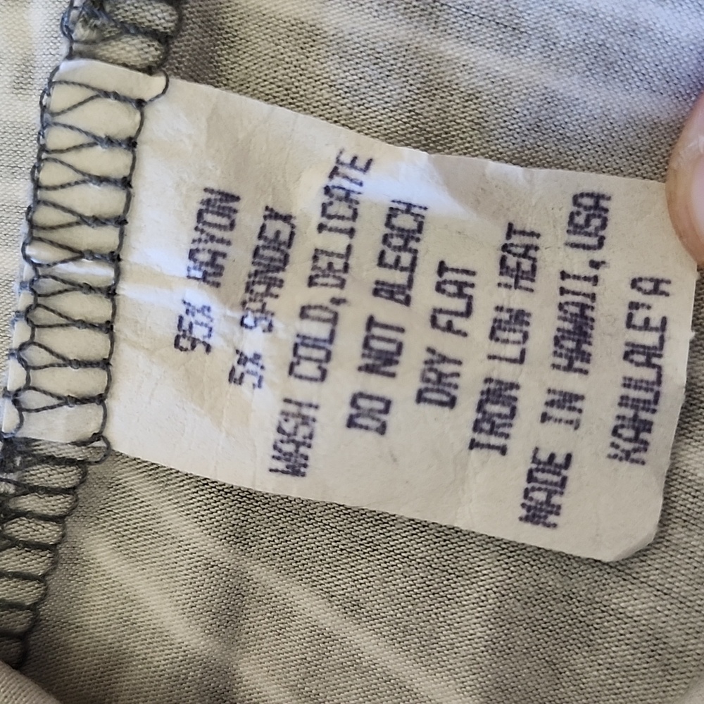 KAHULALE'A Hawaii Cattleya Orchid T-Shirt Midi Casual Dress Pink Gray Islandwear - Picture 7 of 7